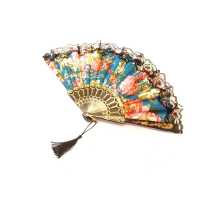 Wholesale Floral Ruched Fan