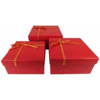 Wholesale Rectangle Triple Gift Box