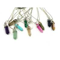 Wholesale Natural Stone Nail Necklace