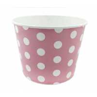 Wholesale Birthday Party Supplies Polka Dot Cardboard Bowl 8 pcs