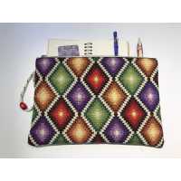 Wholesale Ethnic Rug Patterned Woven Bag