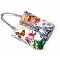 Wholesale Eiffel Tower Paris Pattern Bag