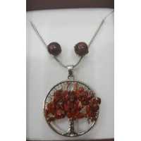 Wholesale Tree Of Life Necklace Earring Set