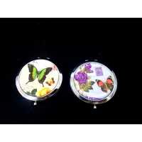 Wholesale Butterfly Pattern Pocket Mirror