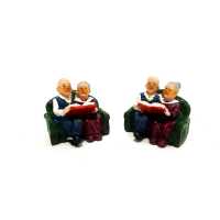 Wholesale Grandpa Couple Sitting on Sofa