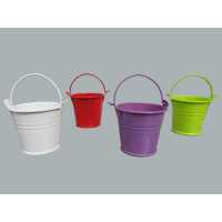 Wholesale Metal Tiny Bucket Purple Color