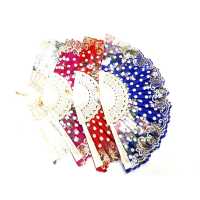 Wholesale Polka Dot Wedding Gift Fan