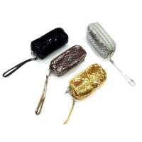 Wholesale Sequin 3 Zipper Wallet