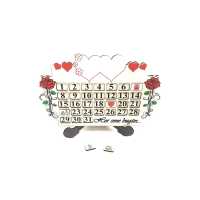 Wholesale Valentine's Day Gift Wooden Valentine Calendar