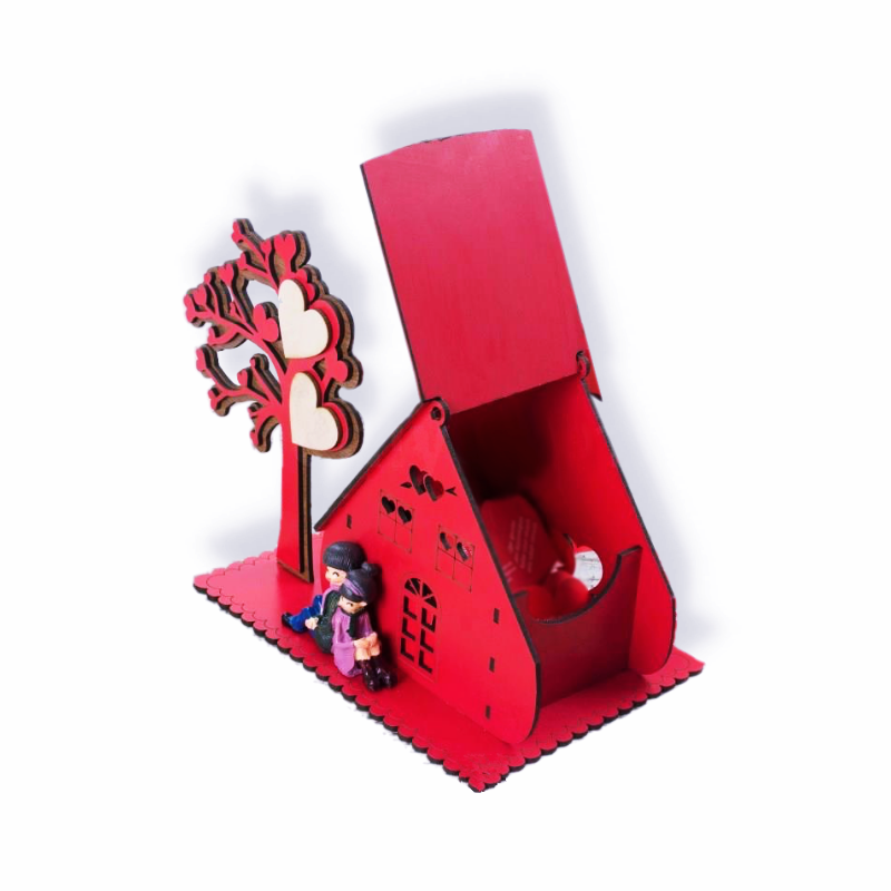 Valentine Wooden Love House