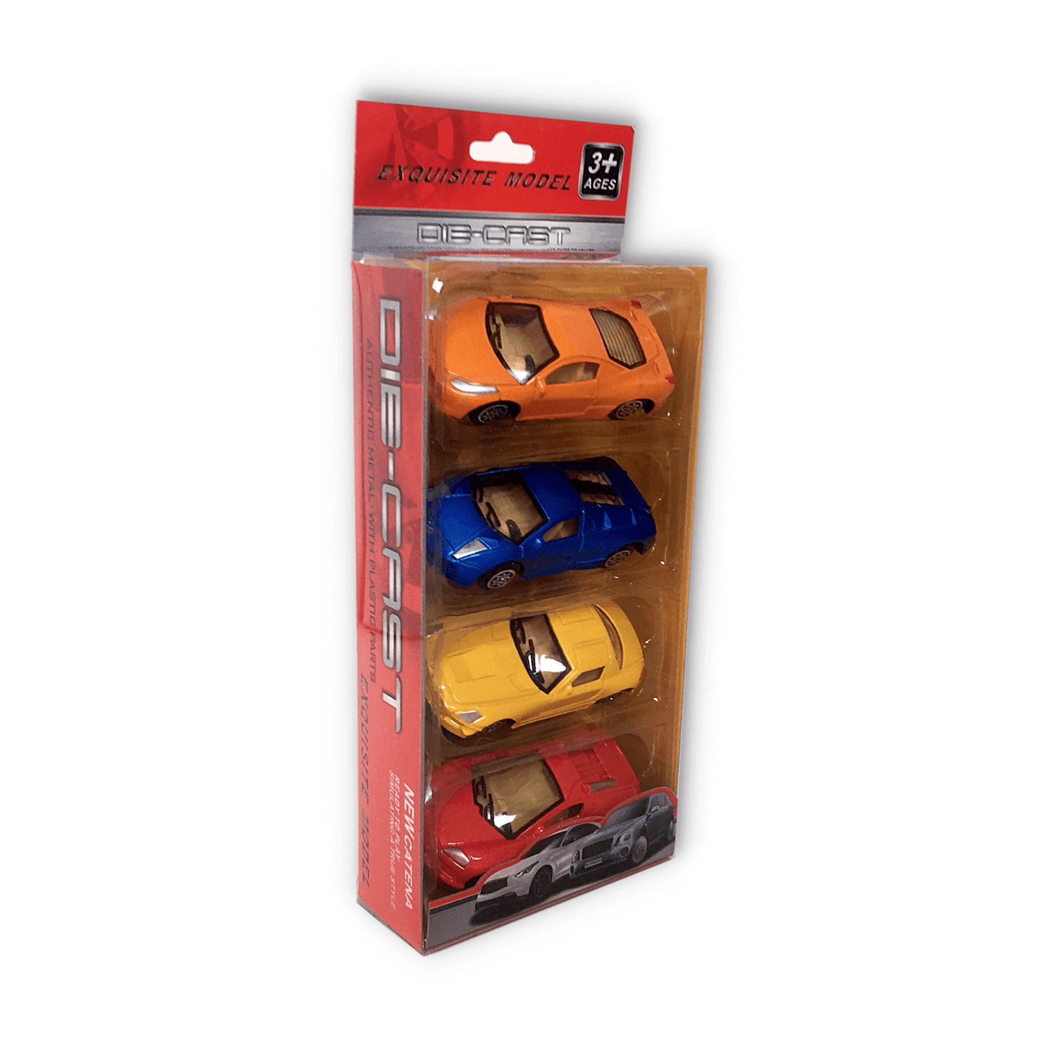 Metal Toy Car Set of 4