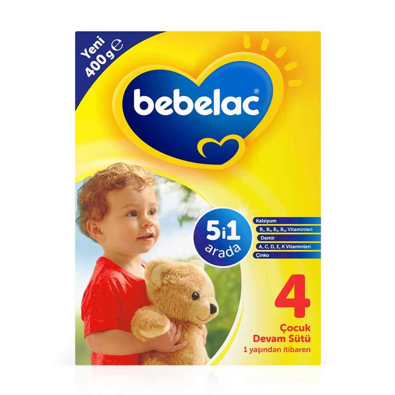 Bebelac Baby Food Feeding Bottle 4 400 G