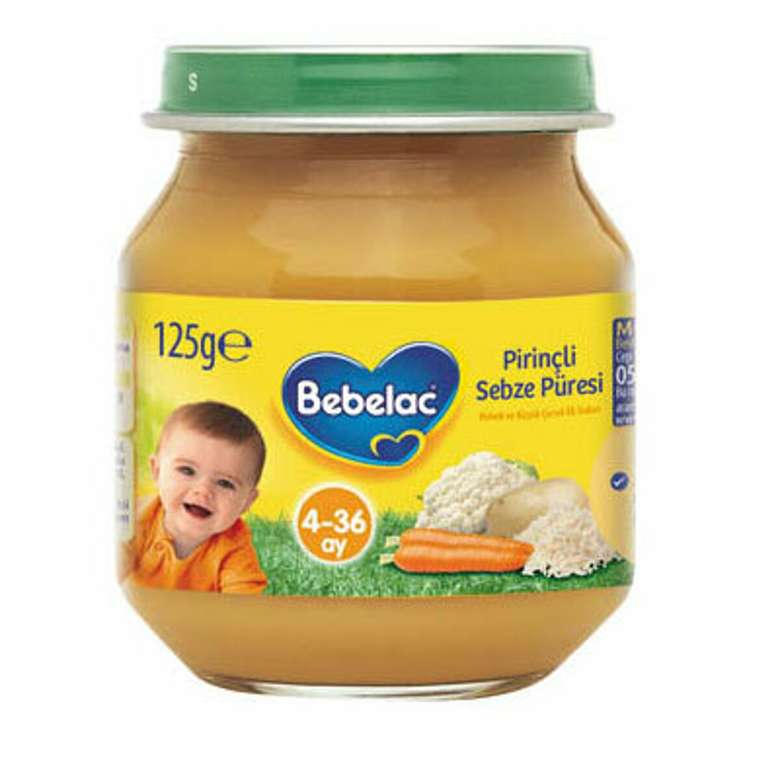 Bebelac Vegetable Puree with Rice Jar Food 125 G