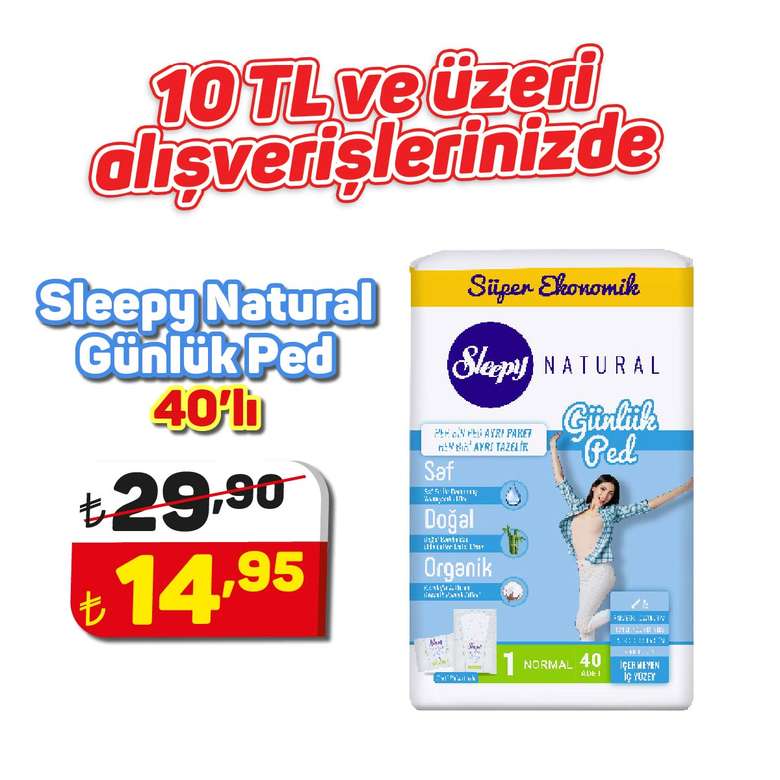 Sleepy Sanitary Pad Daily 40s