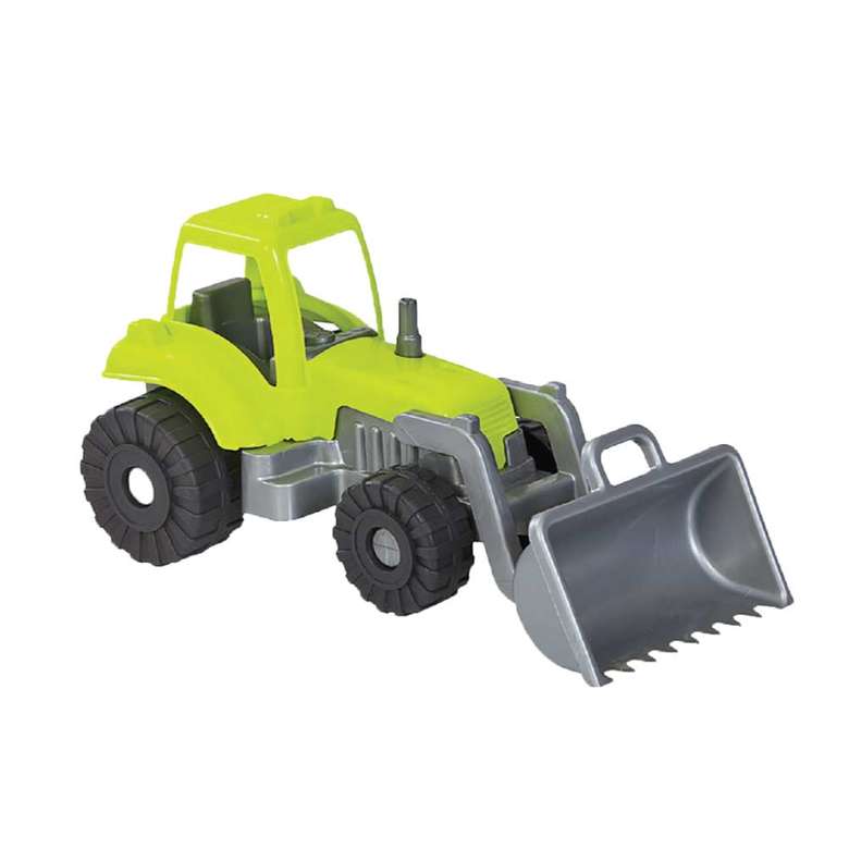 Toy Mini Tractor Bucket Gray Green