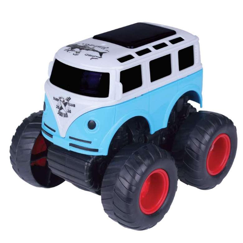 Toy Friction Big Wheels Car Blue