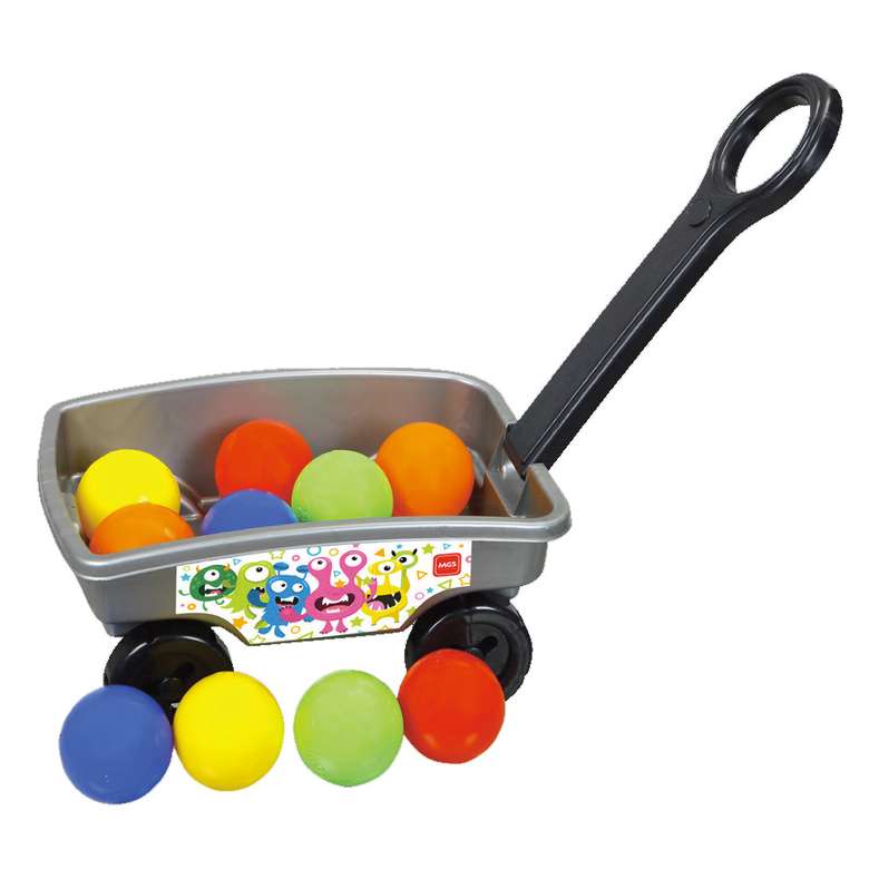 Toy Bulk Wheelbarrow Gray