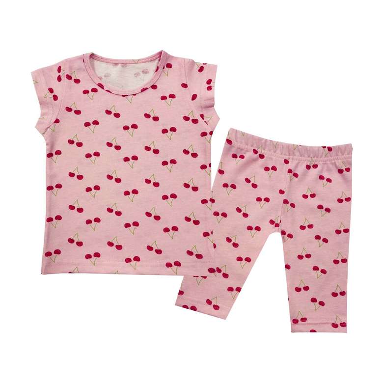 Baby Girl T-Shirt Leggings Pink