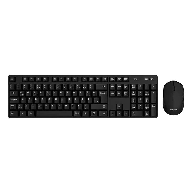 Philips SPT6501BB Wireless Keyboard Mouse Set