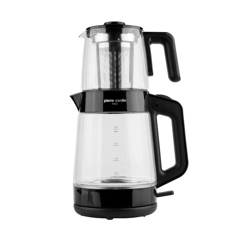 Pierre Cardin Glass Tea Maker Black