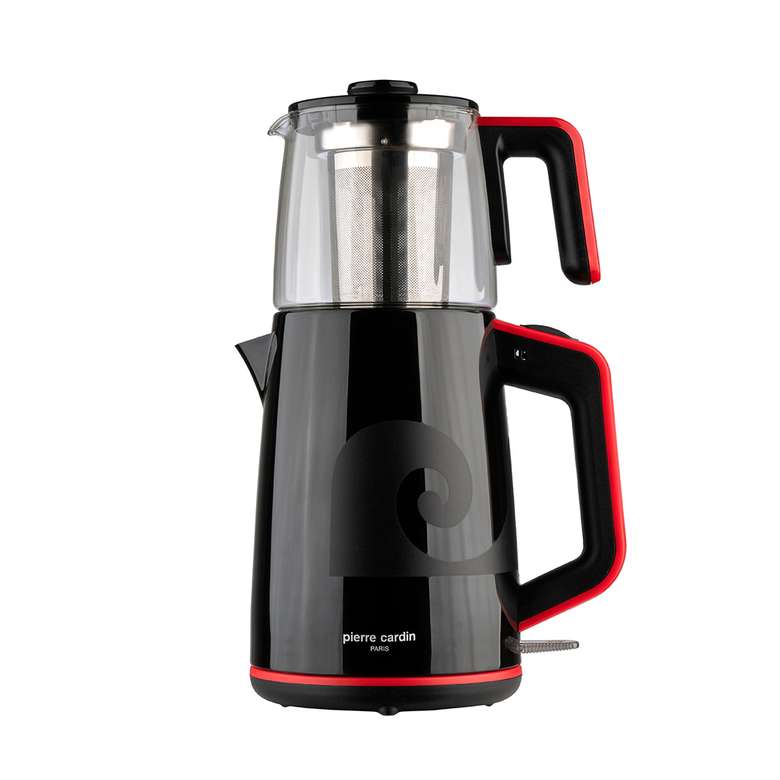 Pierre Cardin P Logo Tea Maker Red