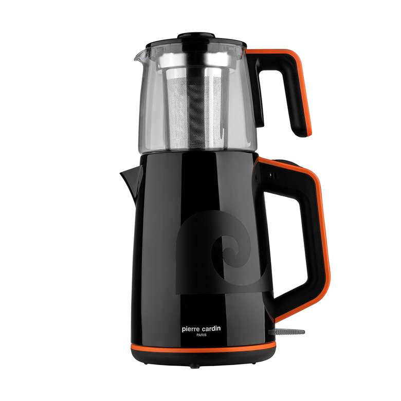 Pierre Cardin P Logo Tea Maker Orange