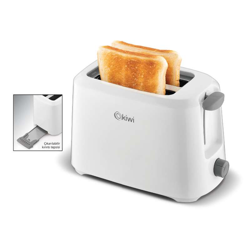 Kiwi KT65 Toaster White