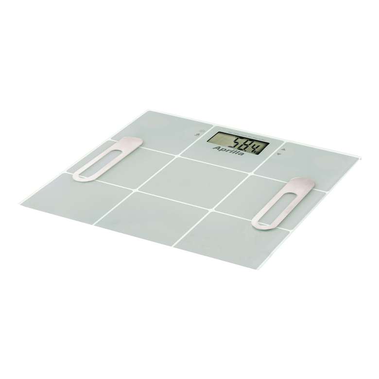 Aprilla ABS 1060 Oil Analyzed Digital Bathroom Scale Gray