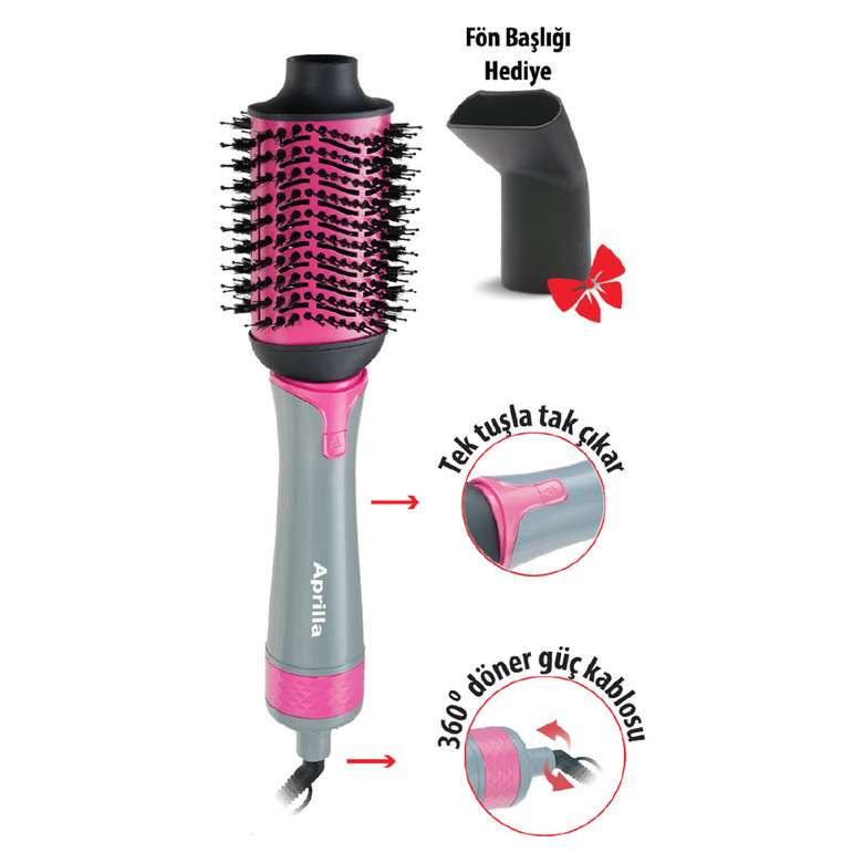 Aprilla Ahs2036 Hair Styler with Brush