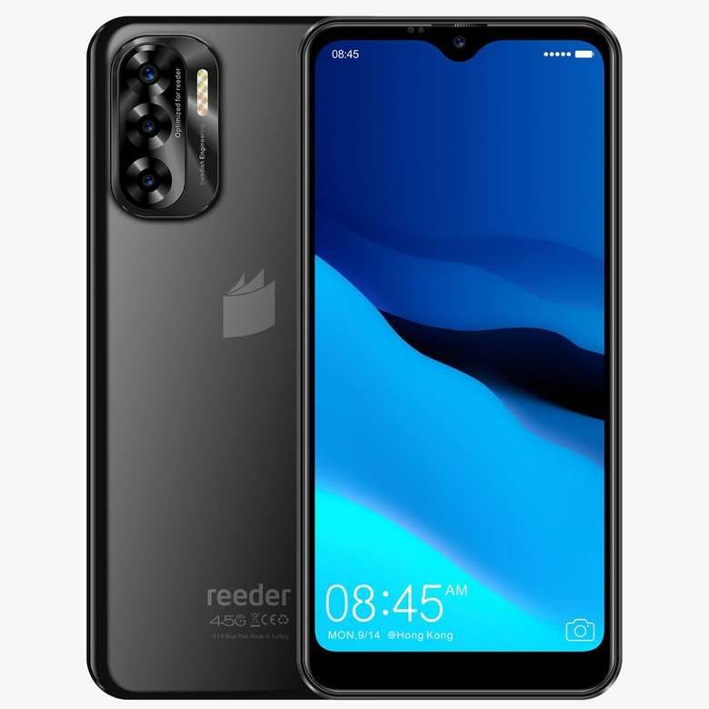 Reeder P13 Blue 2022 Mobile Phone Black