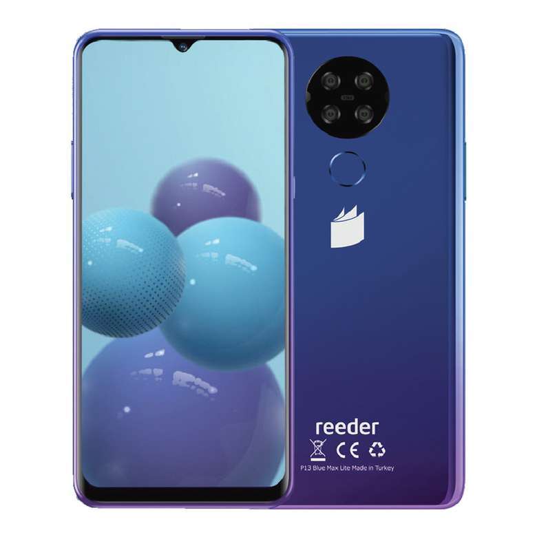 Reeder P13 Blue Max Lite Cell Phone Blue