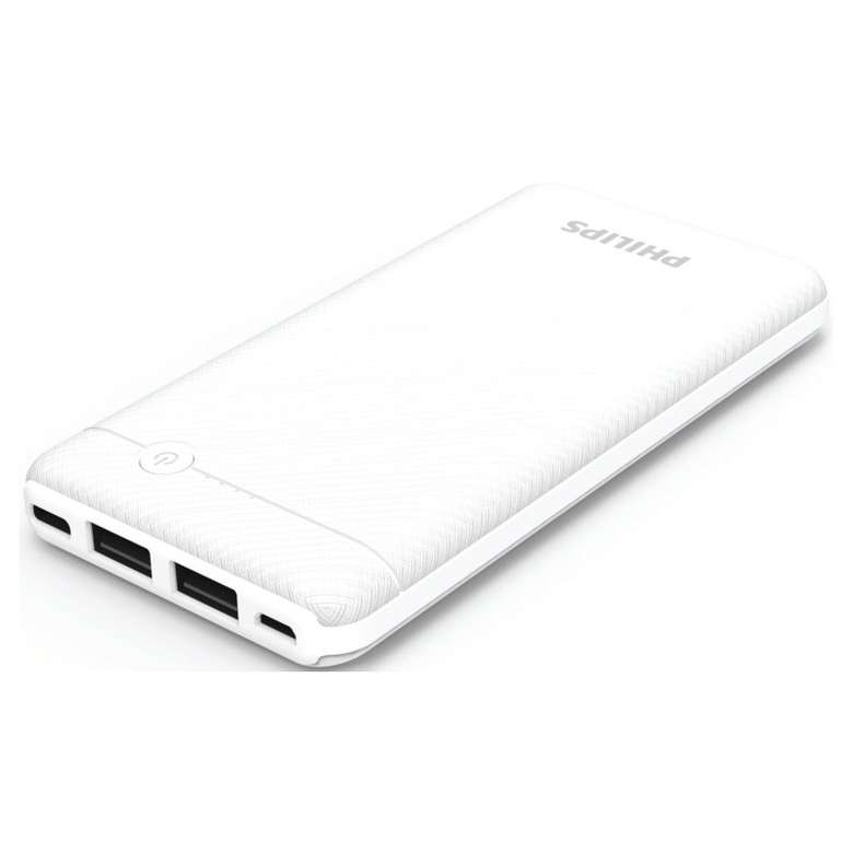 Philips 10.000 mAh Powerbank White