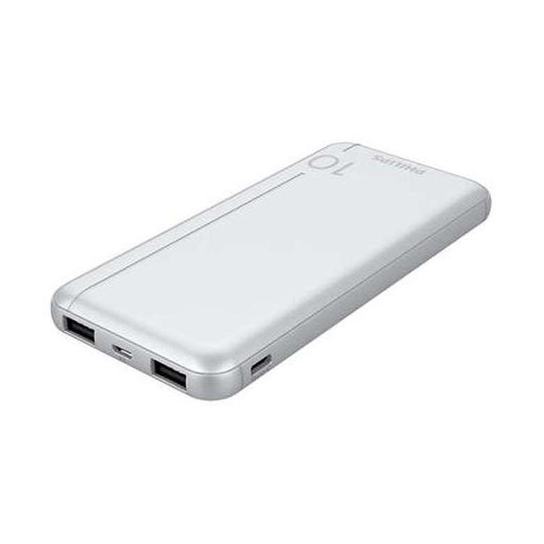 Philips 10.000 mAh Powerbank Silver