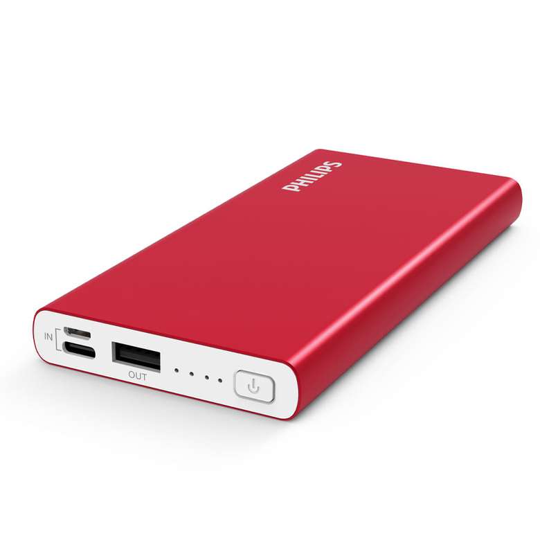 Philips DLP6710 10.000 mAh Powerbank Red