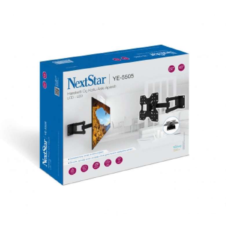 NextStar YE-5505 Movable Three Arm Television Hanger 22-43"