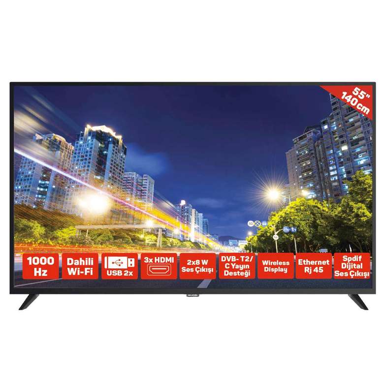 Hi Level 55'' Ultra HD Android Smart Led TV