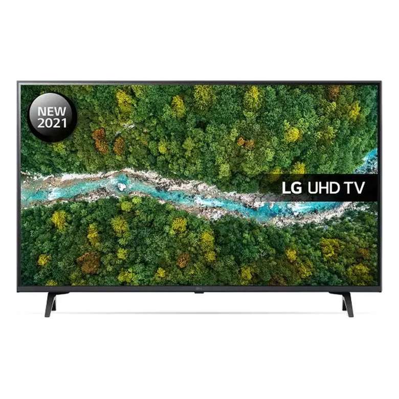 LG 43UP77006LB 43" 108 Screen 4K Ultra HD Smart LED TV with Satellite Receiver