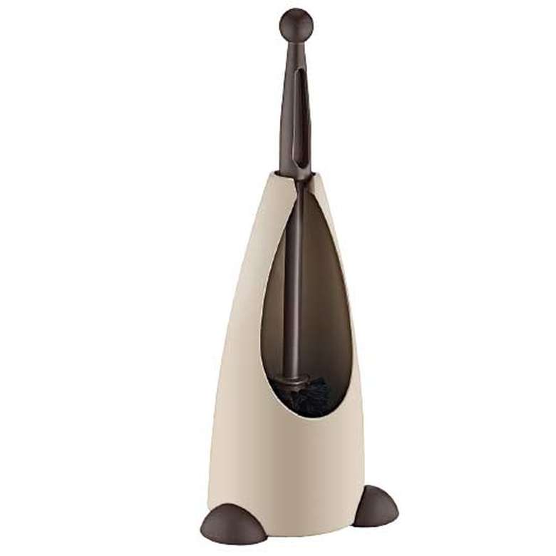 Penguin Toilet Brush Brown