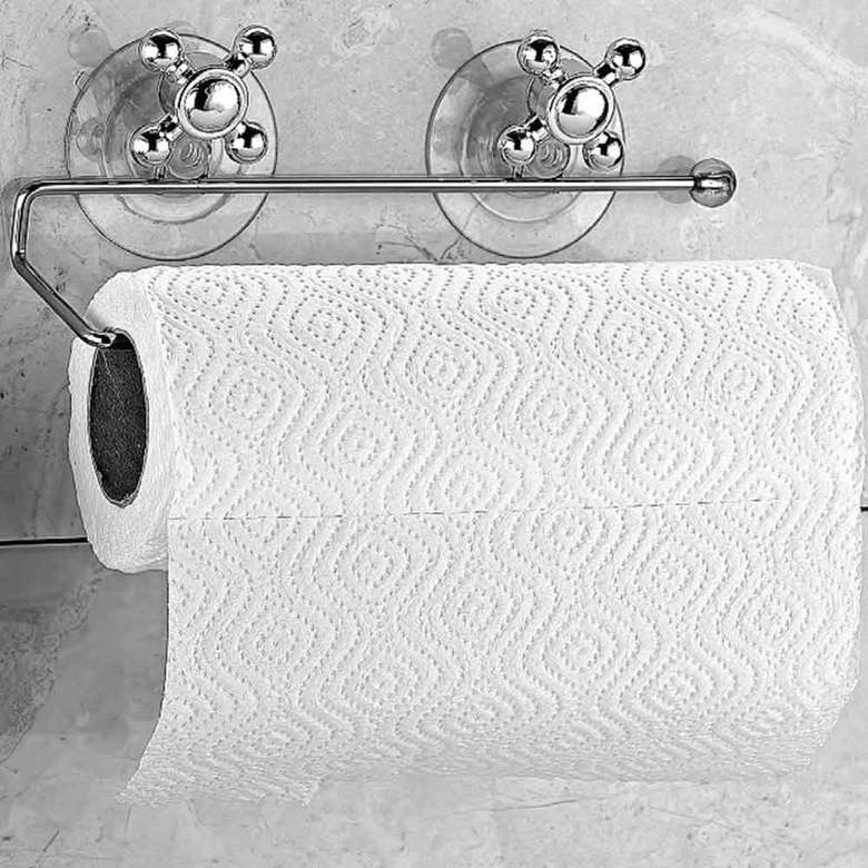 Vacuum Paper Towel Holder Bathroom Accessory