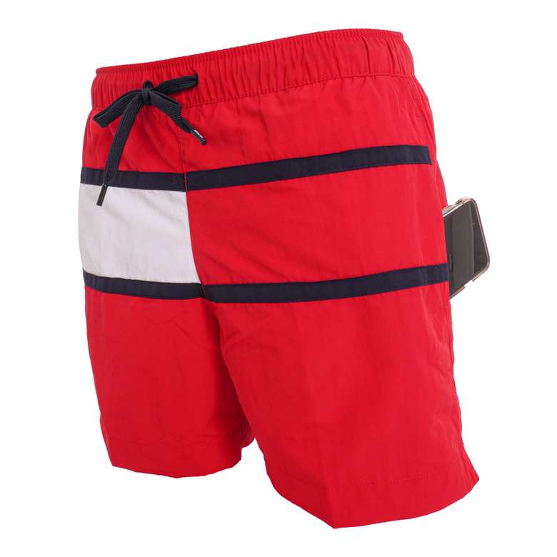 Tommy Hilfiger UM0UM02055-XLG Men's Swimwear Red