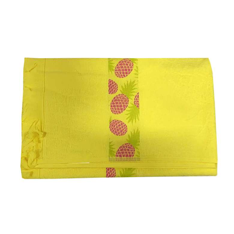 Beach Towel Yellow 70 x 150 cm