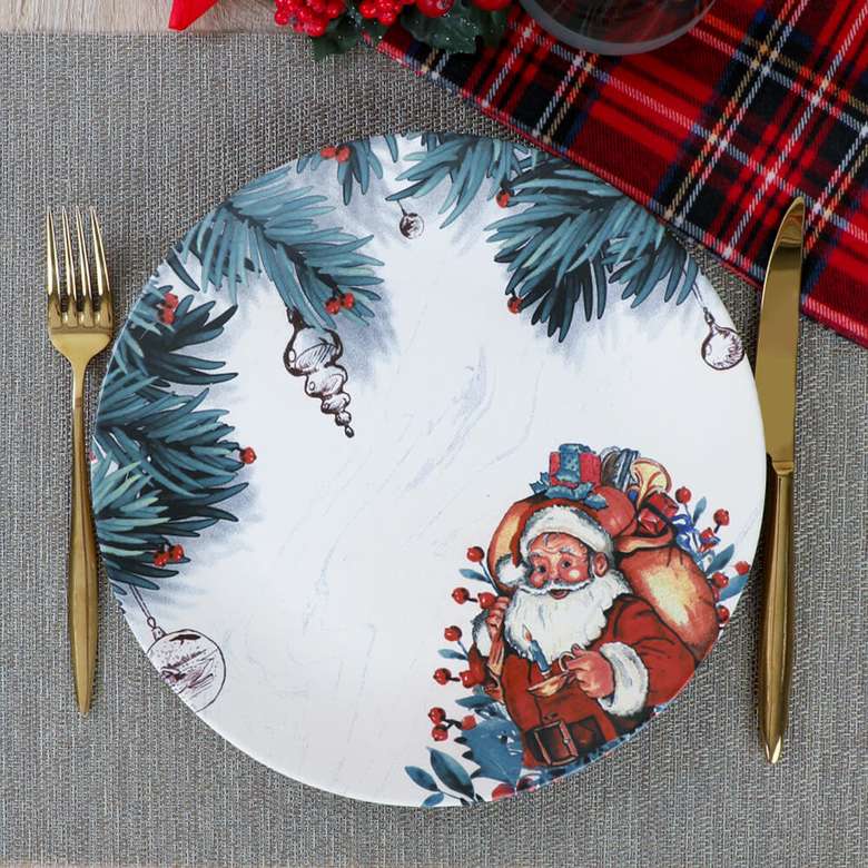 Keramika Christmas Serving Plate 26 Cm - 17955