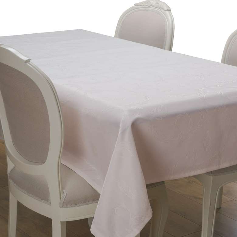 Jacquard Tablecloth Dried Rose 145 x 180 cm