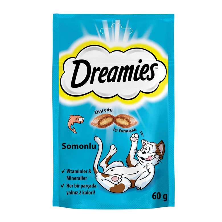 Dreamies Salmon Cat Food 60 G