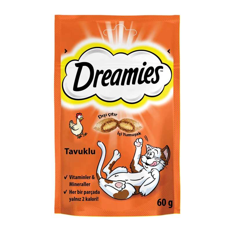 Dreamies Chicken Cat Food 60 G