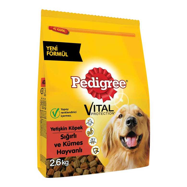 Pedigree Beef And Poultry Adult Dog Food 2.6 Kg