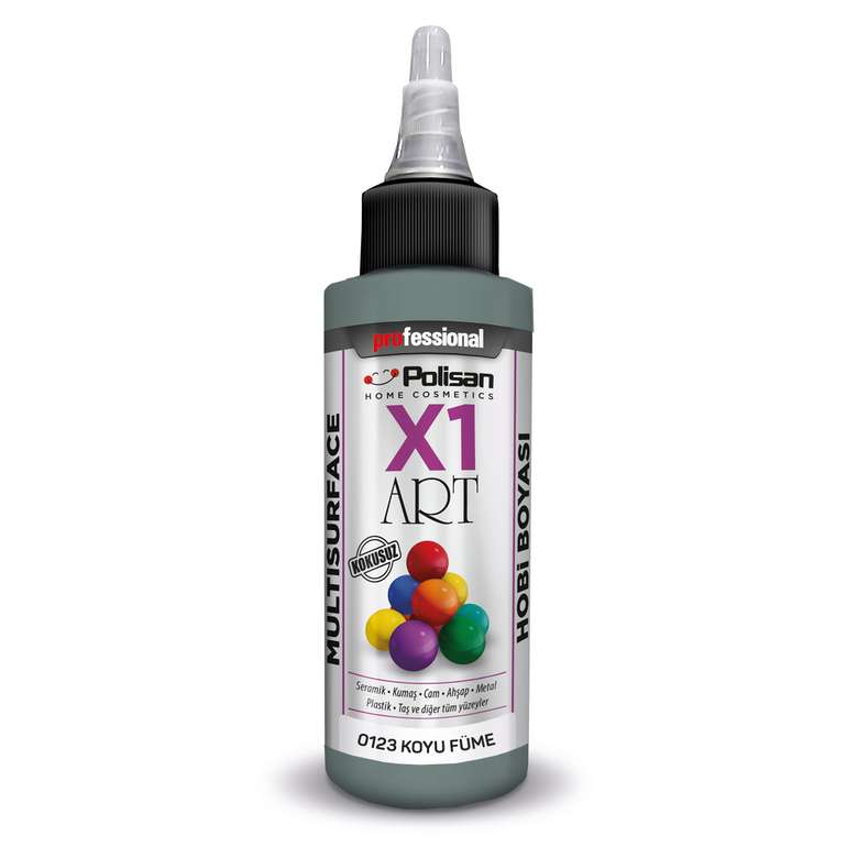 Polisan X1 Art Multisurface Paint Dark Smoked 120 ml