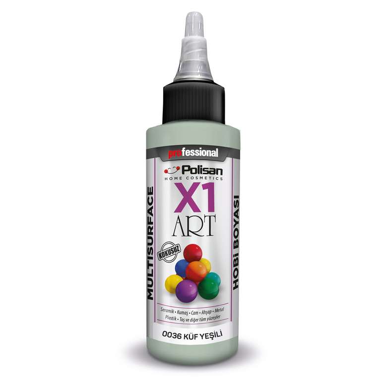 Polisan X1 Art Multisurface Paint Mold Green 120 ml