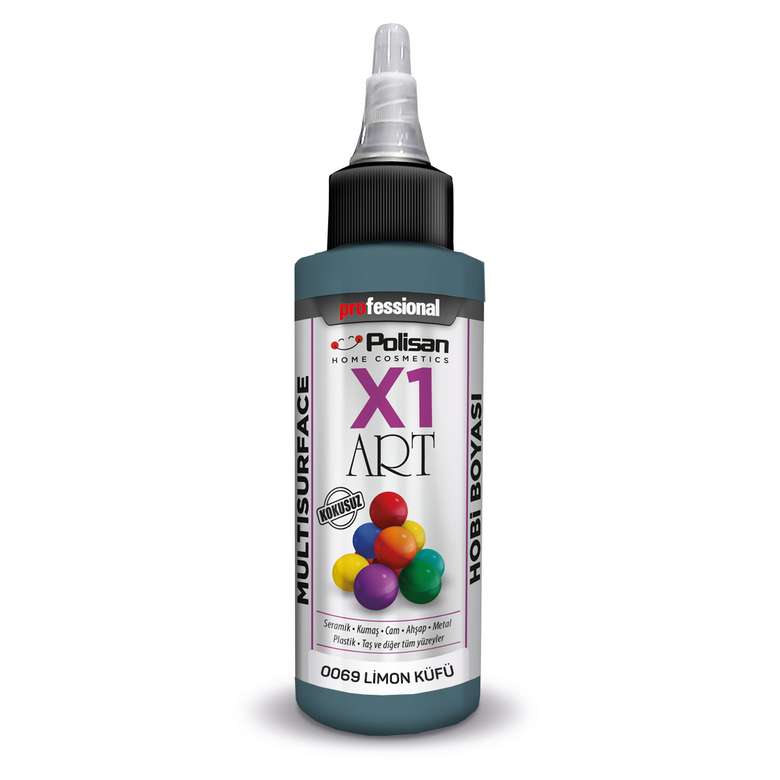 Polisan X1 Art Multisurface Paint Lemon Mold 120 ml