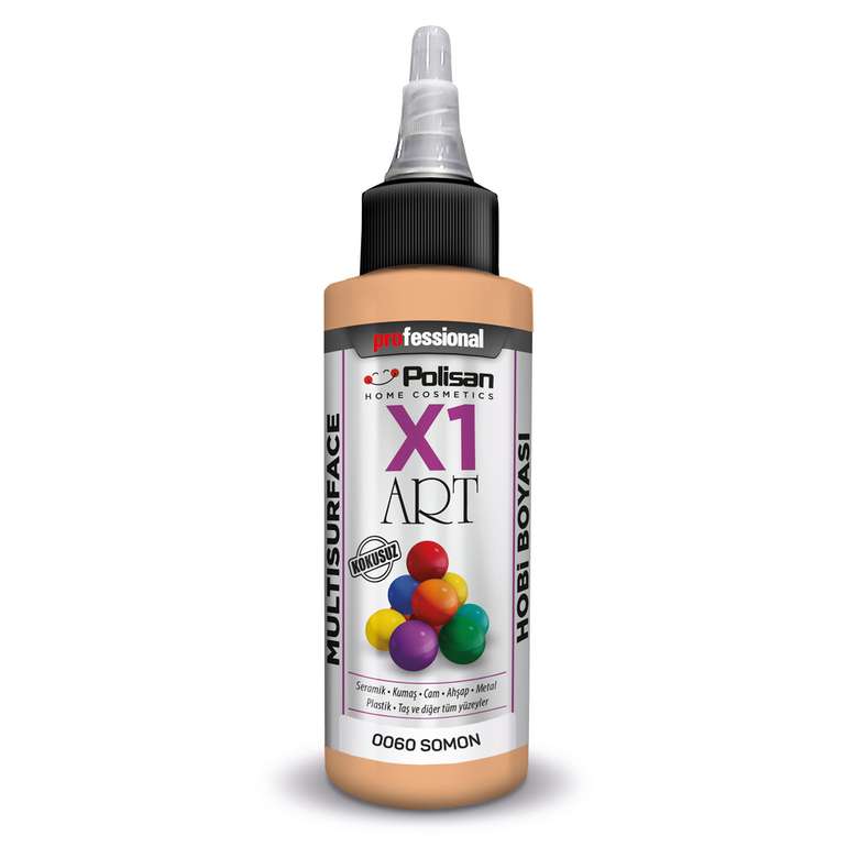 Polisan X1 Art Multisurface Paint Salmon 120 ml